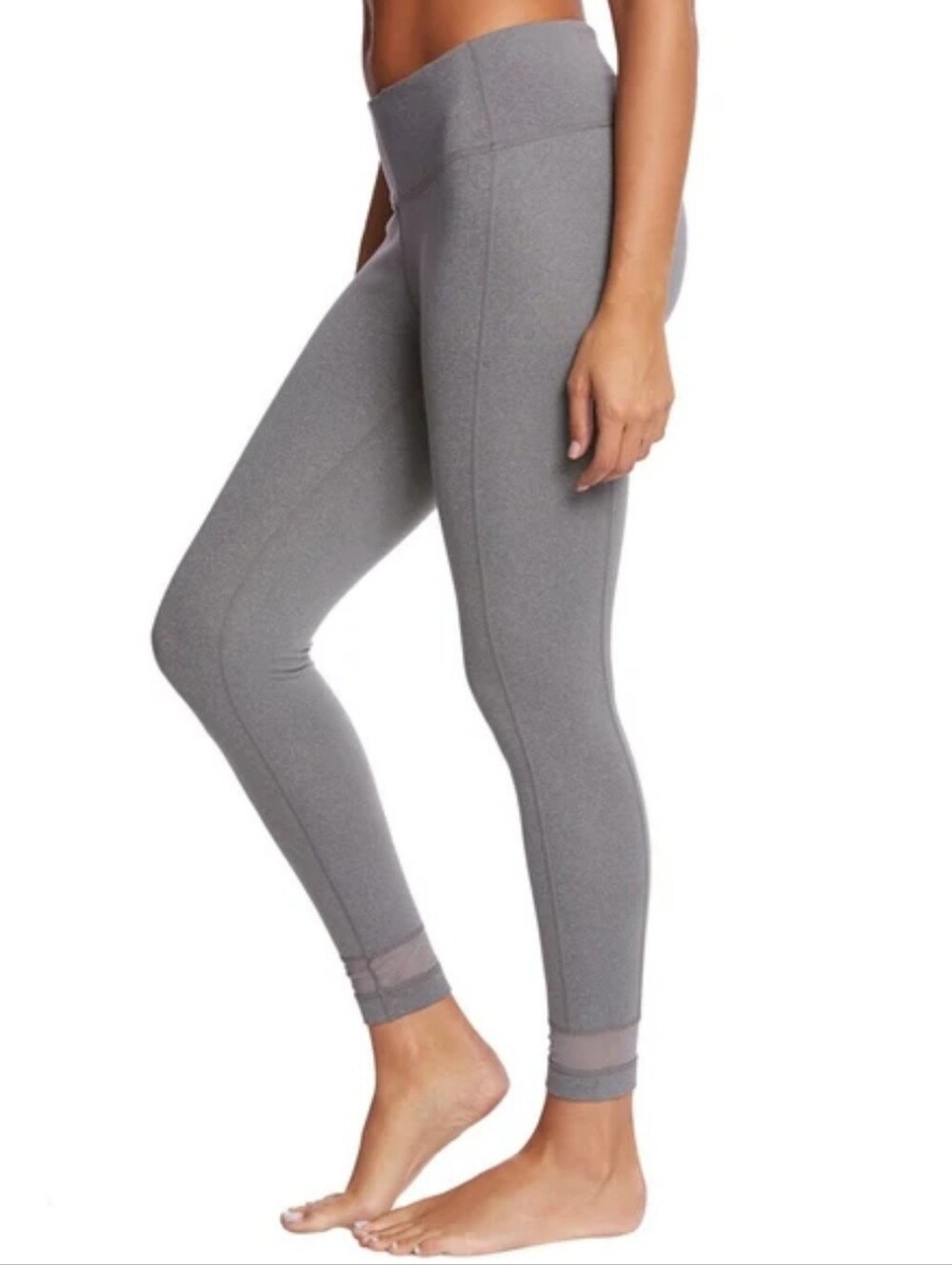 Prana Nile Yoga Leggings Tights With Mesh Cuff